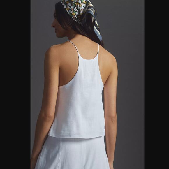 Anthropologie Sunday in Brooklyn White Asymmetrical Cami - New - Medium - Picture 4 of 6